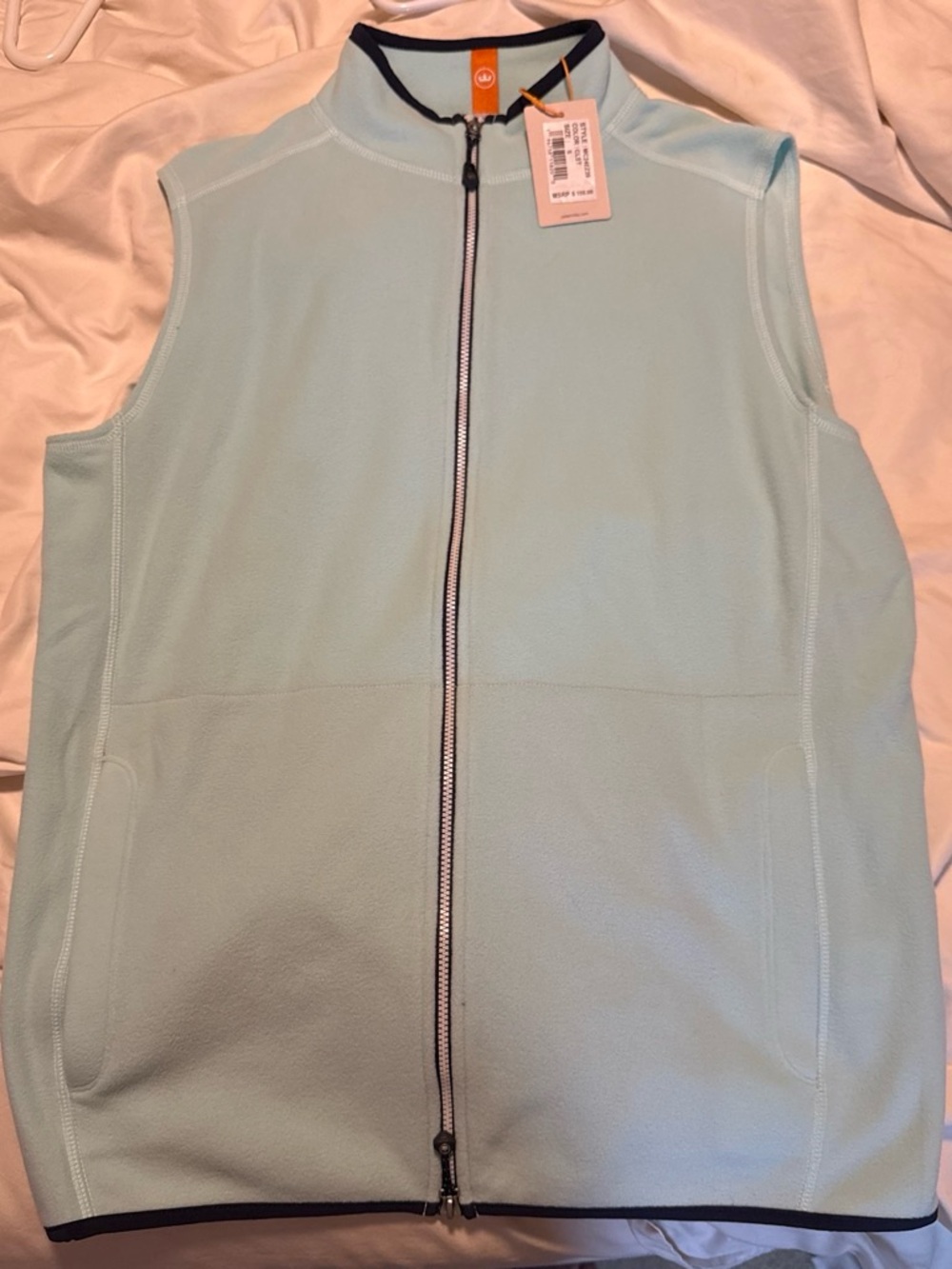 Peter Millar Mint Aqua Jacket with Navy Trim